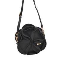 Bolso Bandolera Flor Negro   Bolso Bandolera Flor Negro   0